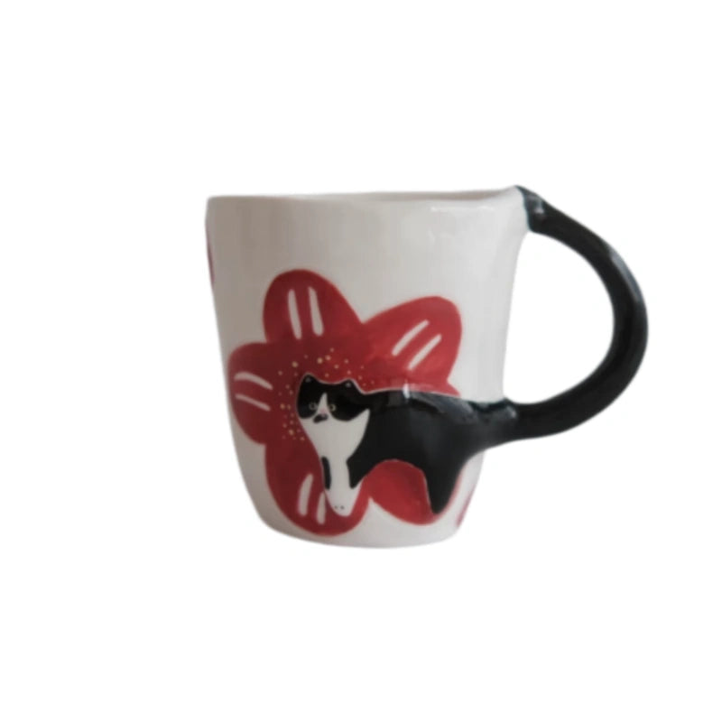 Cutom Cat Tail Handle Cup