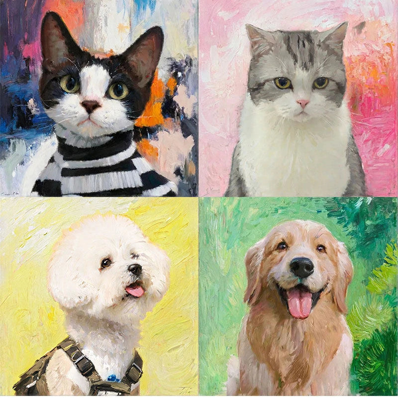Custom Digital Pet Portrait
