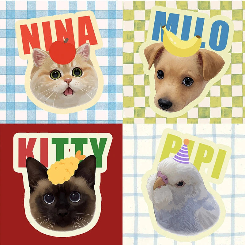 Custom Digital Pet Portrait
