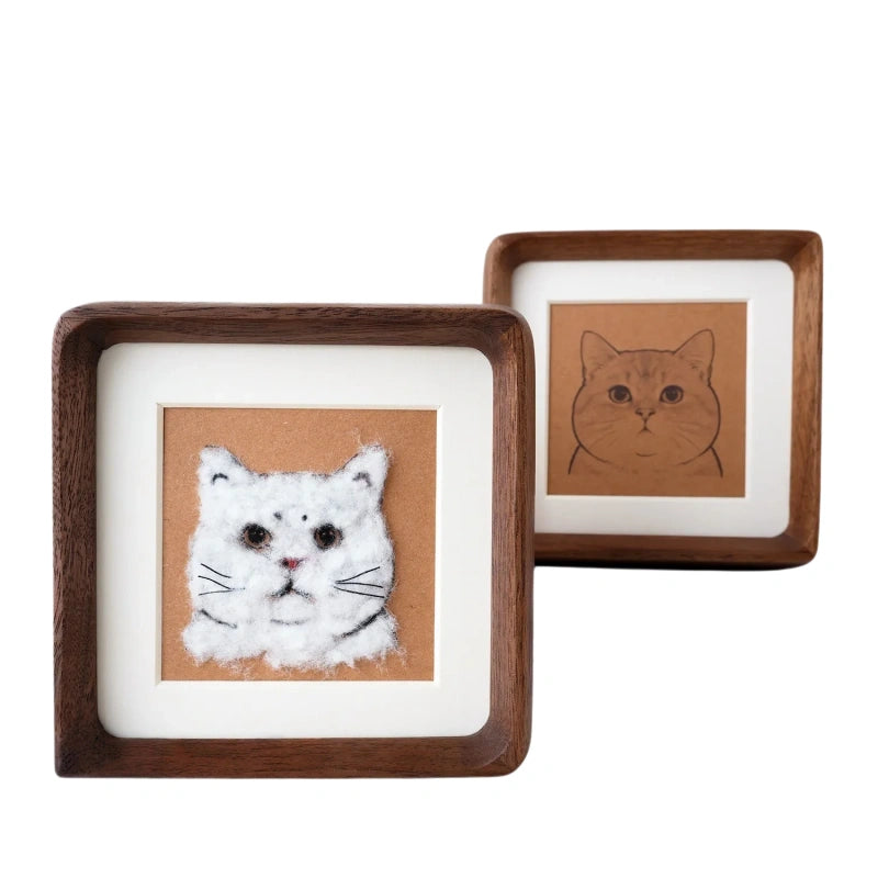 DIY Pet Fur Keepsake Photo Frame