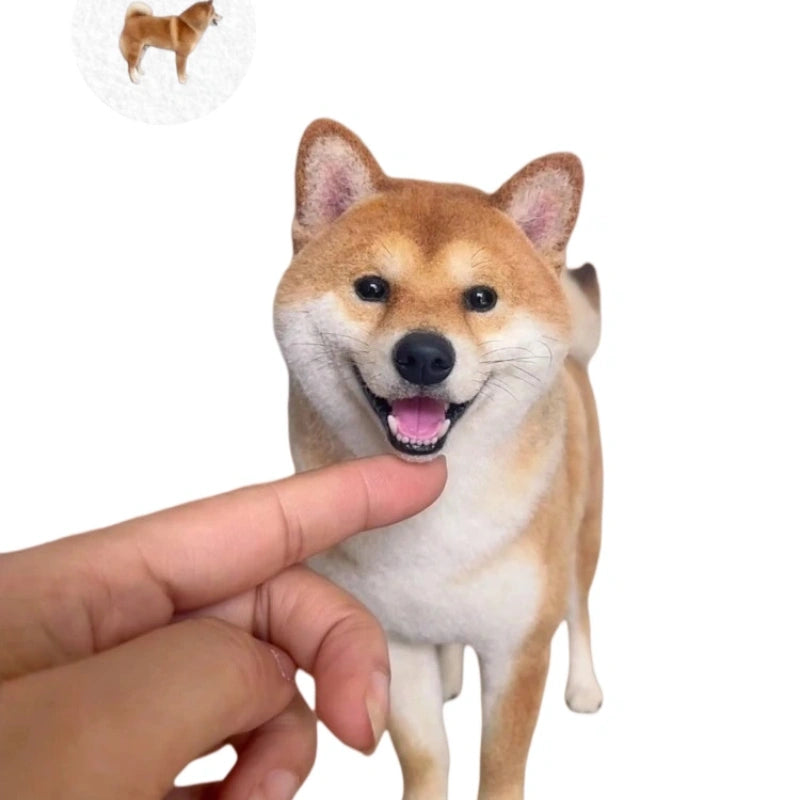 Custom Needle Felted Miniature Pet Replica