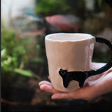 Cutom Cat Tail Handle Cup